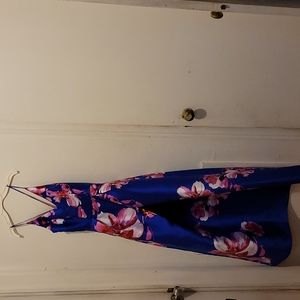 Blue and Pink Formal dress